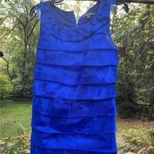 Forever 21 Royal Blue Layered Mini Dress